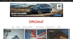Desktop Screenshot of diplomatmagazine.com